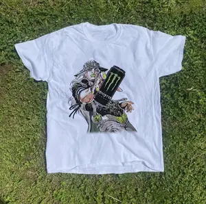 Gyro Zeppeli x Soda T-Shirt, JoJo's Bizarre Adventure Anime Tee, Gifts Shirt, Unisex Vintage Graphic Tees Gothic Grunge Y2k Emo Scene Amity Affliction Style Clothes Men Women Streetwear