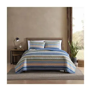 Eddie Bauer Yakima Valley Stripe Full/Queen Quilt Sham Set