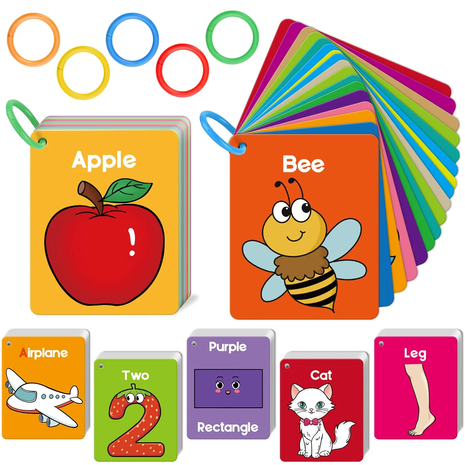 Torlam FlashCards Learning Alphabet, Numbers, Shapes & Colors, Animals, Body Parts, Foods educational toys Torlam FlashCards Learning Alphabet, Numbers, Shapes & Colors, Animals, Body Parts, Foods educational toys