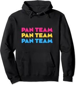 Pan Team Pansexual LGBT Pansexual Flag Pride Friends Party Pullover Hoodie - Abigailma Shop 22B09BBTL45F