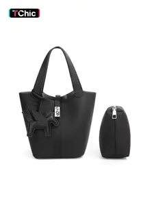 Tote Bag for Women Vegan Mini PU Leather Bucket Purse for Women Top Handle Handbag Shoulder Bag,Vegetable Baskets bag, For Commuting, Parties, TravelSatchel, Work