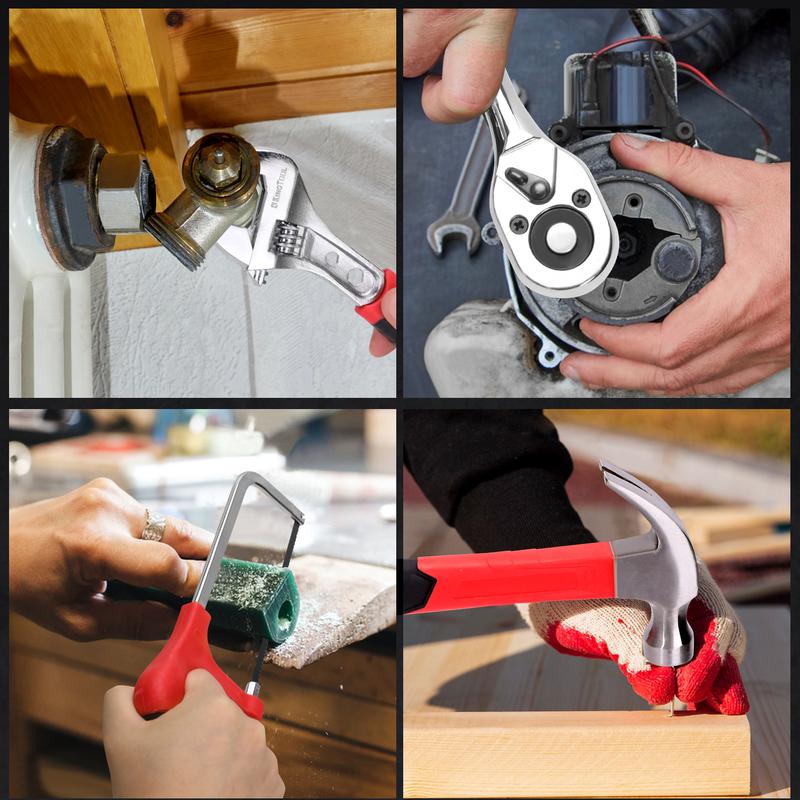 KingTool 276-Piece Tool Set Kit - Tool kit with 12V Cordless Power Drill Driver Toolbox Storage Case with Drawer, Drill Set Perfect for Homeowner, Diyer, Handyman