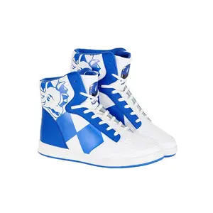 Costume Inspired Power Rangers Blue Sneakers