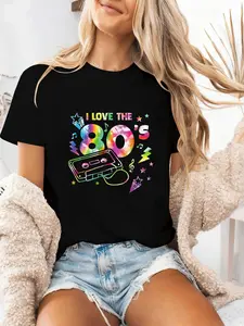 80s Retro Love Design I LOVE THE 80's Colorful Cas