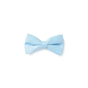 Satin Bow Tie (Clip-On) - Light Blue
