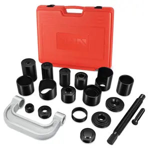 21pcs Universal Ball Joint Service Repair Remover Installer Adapter Tool Kit for Most 2WD 4WD Cars Pickups vans SUVs