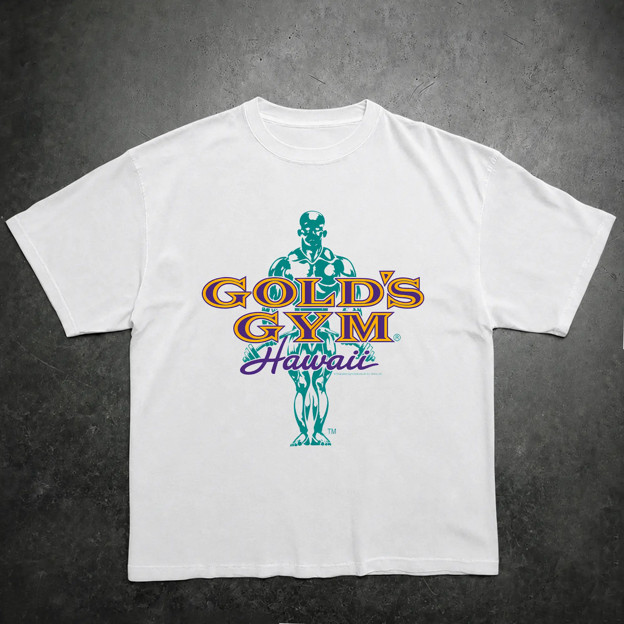 Gold's Gym Hawaii Shirt, Workout Wear, Gym Shirt, Men's Gym Top, Lifting Essentials, Traning Outfit, Gym Apparel For Men