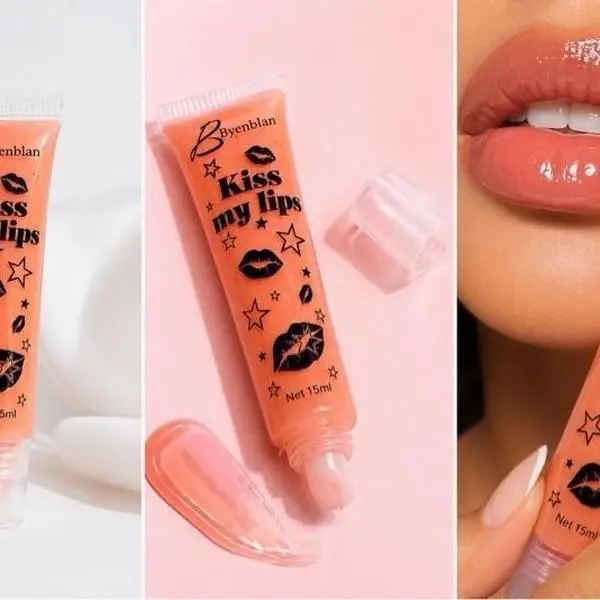 BYENBLAN Kiss My Lips Gloss with a High-Shine Glossy Finish, Compact Makeup for Daily Wear, 15 ml