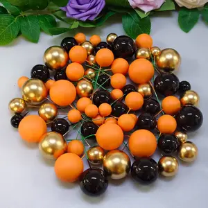 15pcs Cake Ball Decorations, Perfect for Birthday, Wedding, Anniversary, Singles Party, Thanksgiving, Christmas, Mix