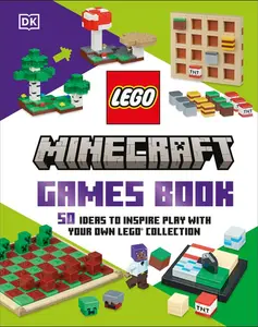 Lego Minecraft Games Book (Library Edition): 50 Fun Ideas to Play with Your Lego Collection! Without Bricks -- Julia March - Library Binding