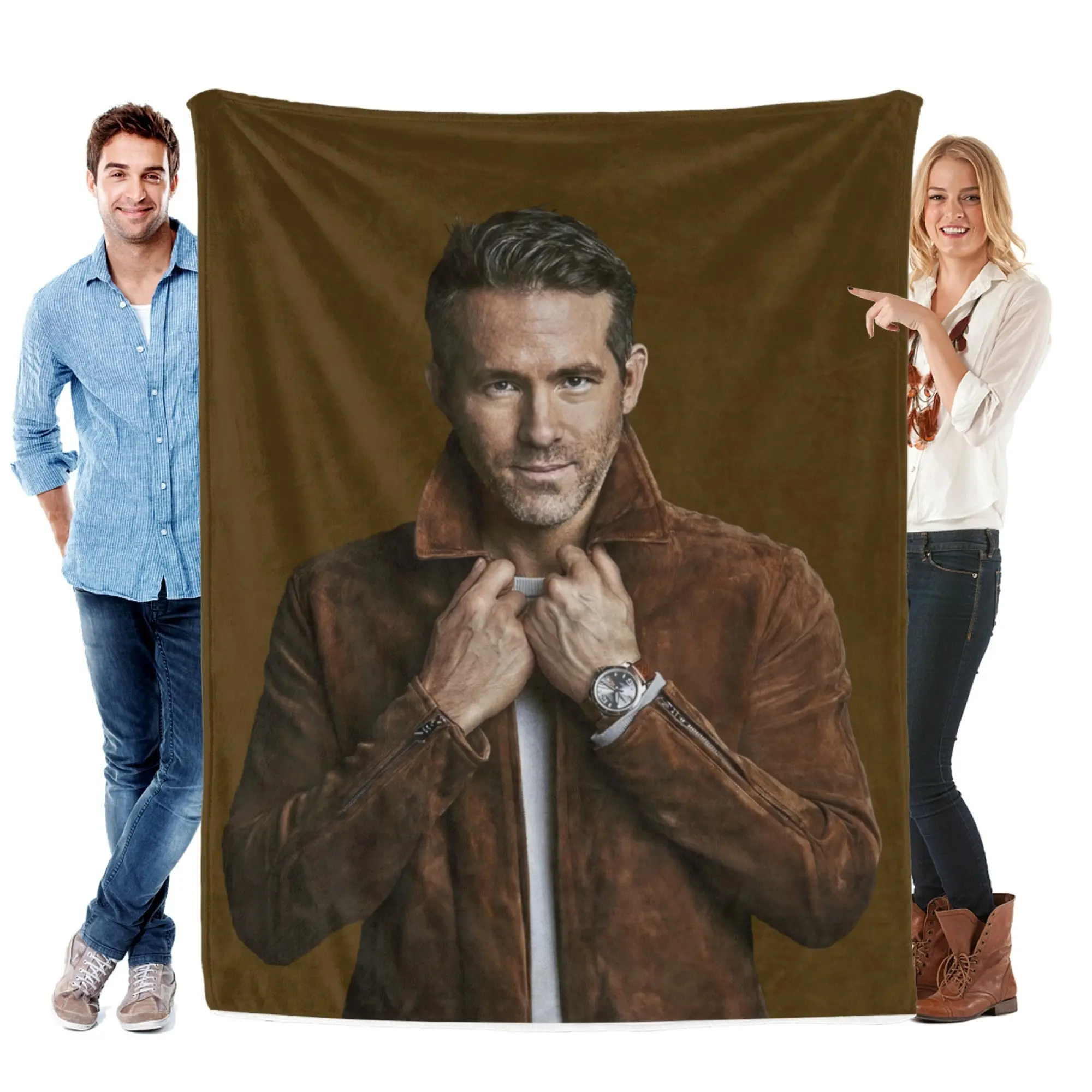 Ryan Rodney Reynolds multiple sizes Blanket increase Ultra-Soft Micro Fleece Blanket Warm Cozy Plush Bed Blanket Lightweight Sofa Throw Blanket All Season Use