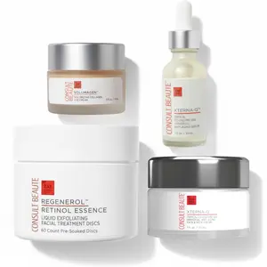 Heather's Get Ready 4-Piece Kit+ Cosmetic Case Skin Care Sets Eye Cream