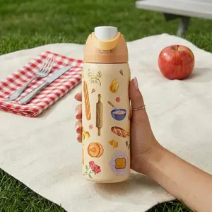 Owala FreeSip 32oz Insulated Water Bottle – Brunch Bunch Color Drop, Limited Edition Leak-Proof Sports Bottle