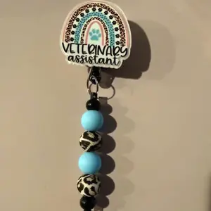 Vet Tech, Interchangeable Beaded Badge Reel