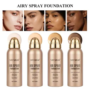 Air Spray Foundation Long Lasting Natrual Makeup Light Coverage Foundation Waterproof Sweatproof Control Oil Quick Dry Application Suitable For All Skin Types Cosmetic