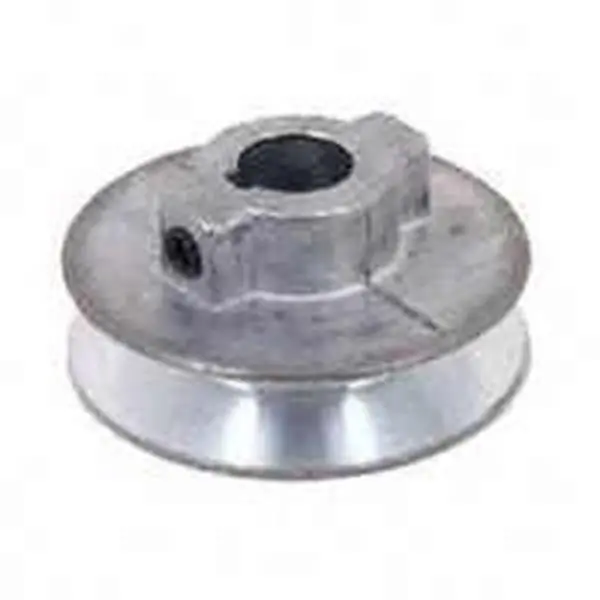 Single V-Groove Pulley 175A, 1/2 x 1-3/4 Size, Die Cast Construction, Slotted Headless Set Screws Included