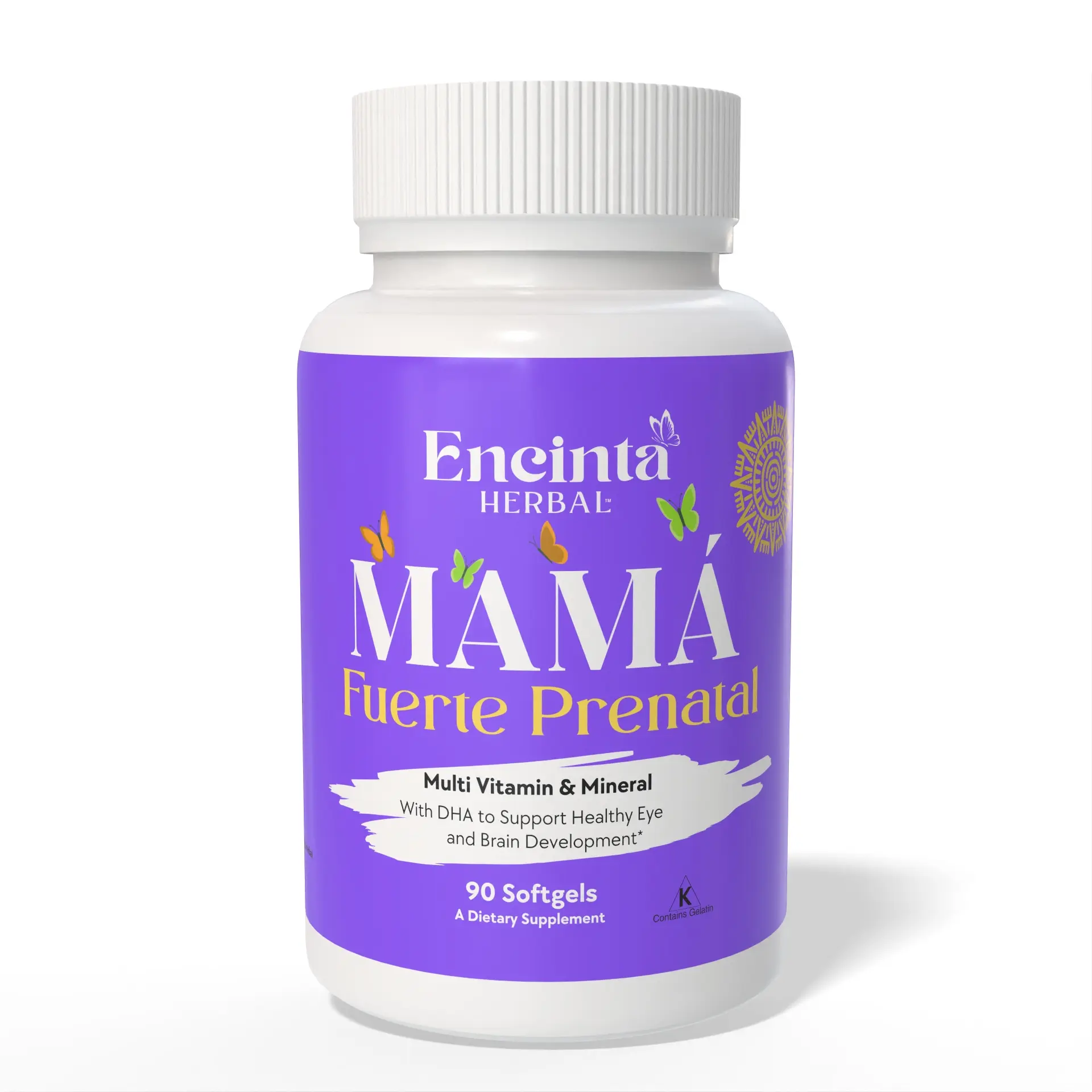 Mama Fuerte Prenatal - Daily Prenatal Wellness with DHA & Essential Nutrients
