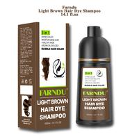 Farndu-Light Brown Hair Dye Shampoo- 14.1 fl.oz