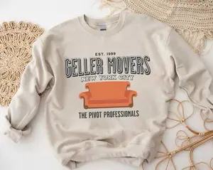 Geller Movers Sweatshirt, Friends Sweatshirt, Friends Pivot Crewneck, Friends Inspired Sweatshirt, Friends Show Holiday Gift, Gift for Women
