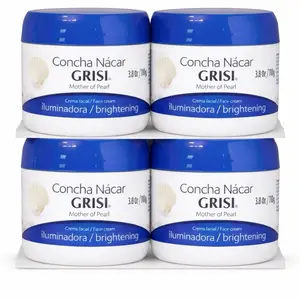 GRISI Concha Nacar Cream 4pacK  3.8 Oz/110g Mother of Pearl Face Cream Moisturizers Moisturizing