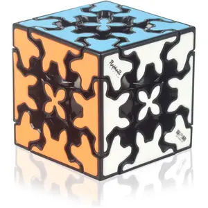 Gear Cube 3x3 with Three-Dimensional Gear Structure, Embedded Tile Design Magic Cube 3x3x3 Puzzles Toys (57mm), Suitable for Brain Development Puzzle Games for Children and Adults