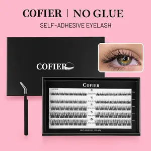 COFIER No-Glue Lash Extension Kit - Lightweight, Multi-Length Eyelashes Extensions, Easy-to-Apply, Long-Lasting, High-Quality Beauty & Personal Care Makeup, Lash Extensions
