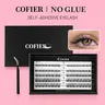 COFIER No-Glue DIY Lashes Kit - C Curl Fluffy Fiber Lash Cluster, Multi-Length, Lightweight, Easy-to-Apply, Long-Lasting Nature-Inspired Makeup Products for Adults (Beauty & Personal Care)