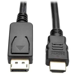 Tripp Lite series DisplayPort 1.2 to HDMI Adapter Cable (DP with Latches to HDMI M/M), 4K, 6 ft. (1.8 m)