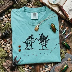 Lady Bugs Dancing - The Last Of The Bugs Shirt, Divide NK Comfort Colors Shirt, Retro Concert Merch Tee