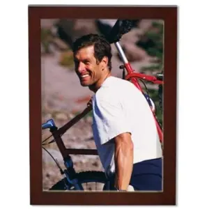 Lawrence Frames  Lawrence Frames 8x12 Walnut Wood Picture Frame - Gallery Collection