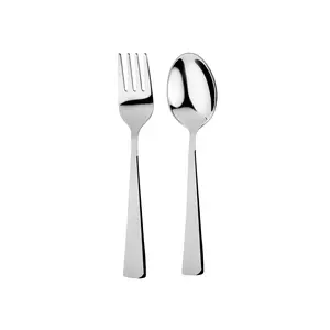 Ahimsa Stainless Steel Kids Utensils Set, Pediatrician Designed,  Kids Silverware, Non Toxic, Dishwasher Safe, Fork and Spoon
