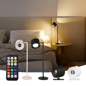 2 in 1 Rechargeable Wall Mounted Lights, 360° Rotatable Base LED Wall Lamp with Remote Control, Ideal Home Lighting Solution