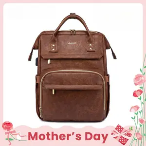 Laptop Backpack with USB Port for Women - Spring Glow Up College, Business, Work, Teacher, Travel, School Backpack