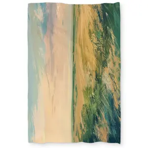 MWW C1DCTSW0OGKAJM Evening in the Field Beige Twin Size Duvet Cover - Home Decor Essential