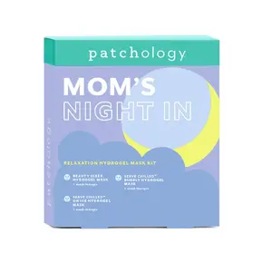 Patchology Mom's Night In Hydrogel Mask Bundle for Dull Skin, Includes Bubbly, On Ice & Beauty Sleep Masks Skincare Smooth Evening Radiant skin care products face care  products