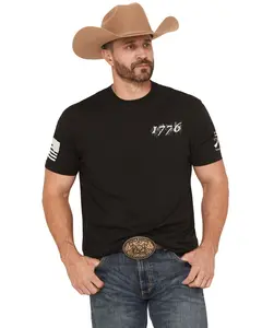 Grunt Style Men's Men'S Flag Short Sleeve Graphic T-Shirt - Gs2610