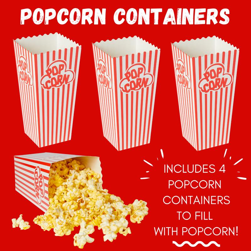 Movie Night Co.™ Gift Box Set Snacks + Movie Night Bingo & More