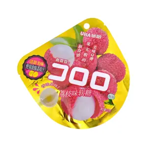UHA Kororo Gummy Candy - Lychee 52g (Japan)