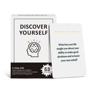Adult Tabletop Game Card Set, Interactive Self-Discovery, Decision Making, Reflection & Personal Growth Tools, Perfect Christmas Gift for Friends, 1 Box Contains 18+ Items, Games for Adults