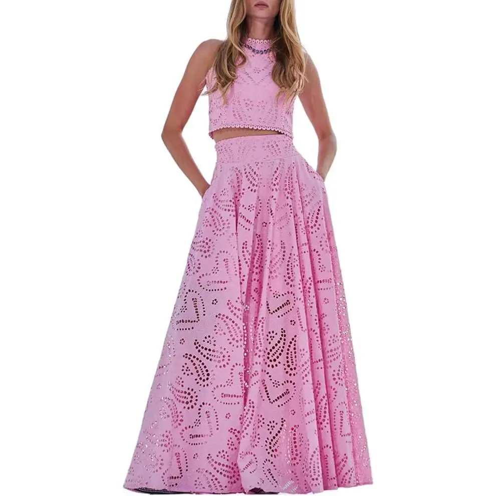 Women's Summer 2 Piece Outfits Tank Crop Tops Long Skirt Set Sleeveless Maxi Dress with Pocket Nightclub Party Dress - TikTok Shop Women's Summer 2 Piece Outfits Tank Crop Tops Long Skirt Set Sleeveless Maxi Dress with Pocket Nightclub Party Dress - TikTok Shop