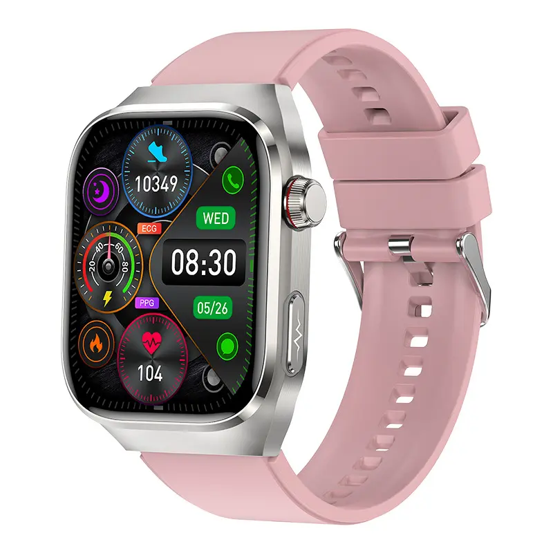 TK16 Smart Watch Bluetooth Call Micro Physical Examination ECG Body Fat Five Organ Detection Multi-Sport