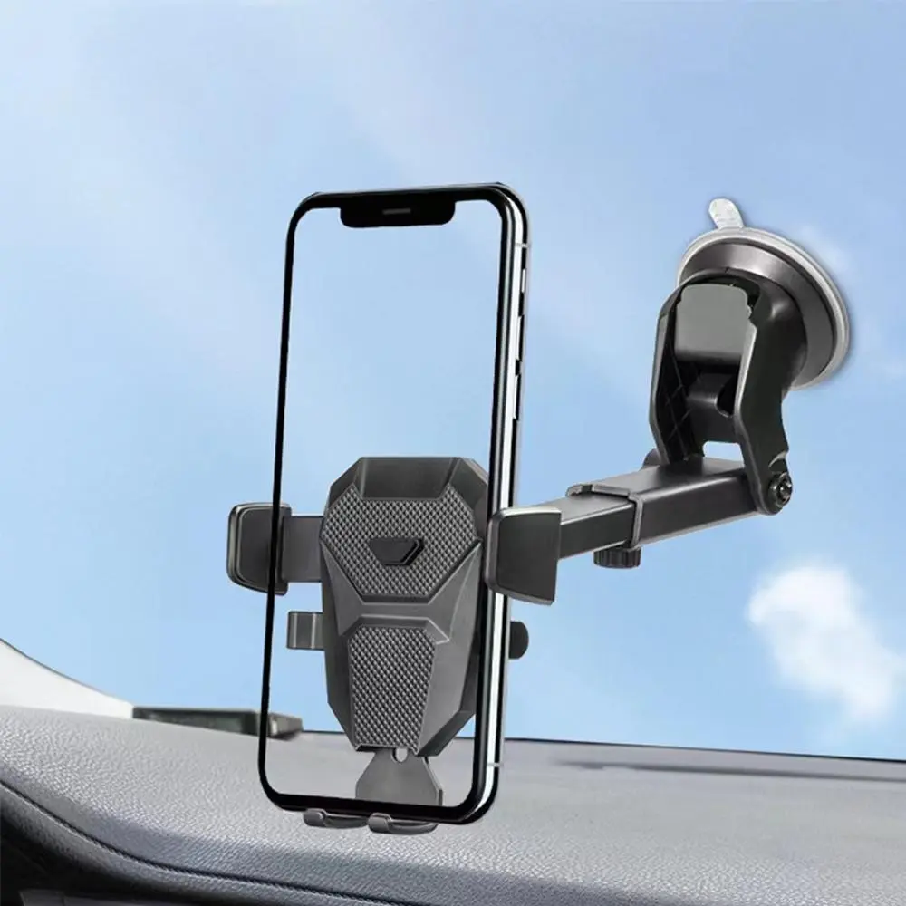 Suction Cup Design Car Phone Holder, Phone Holder For Car, 360 Rotation Windshield Mount, Flexible Adjustable Car Phone Navigation Bracket, Car Interior Accessories