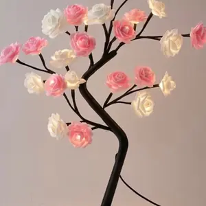 Usb powered Led Rose Tree Lamp