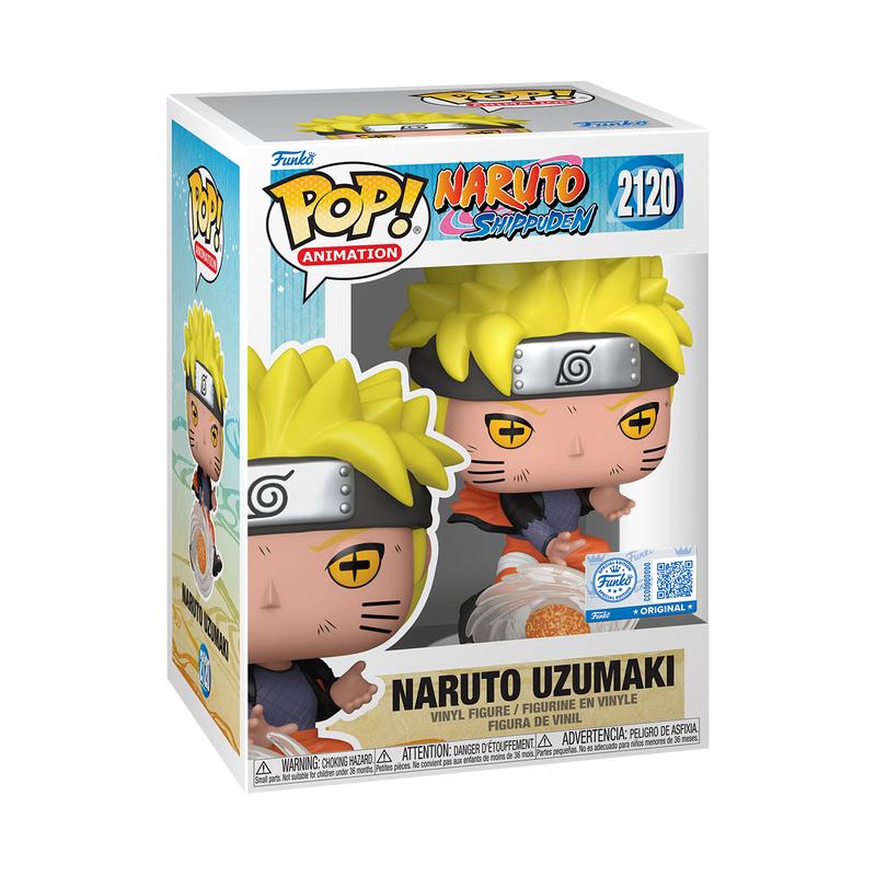 Funko Pop Animation Naruto Uzumaki Lava Release Rasenshuriken Vinyl Figure #2120 Funko Shop Exclusive
