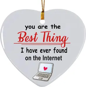 Couples Christmas Ornament 2025, Personalized Christmas Ornaments Couple, Romantic Christmas Ornaments for Wife and Husband, Couples, Best Thing I Found On The Internet