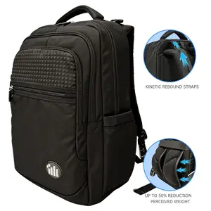 XIANKU 3DFit Bionic Ergonomic 3D Backpack - Active, Anti-Shock, Adjustable Multi-Compartment Bookbag with 50% Max Weight Relief, Posture/Spine Support, Shock-Absorbing Straps & Arch for Students, Outdoor Use, Active Backpacks, Adjustable Multi-Compartment