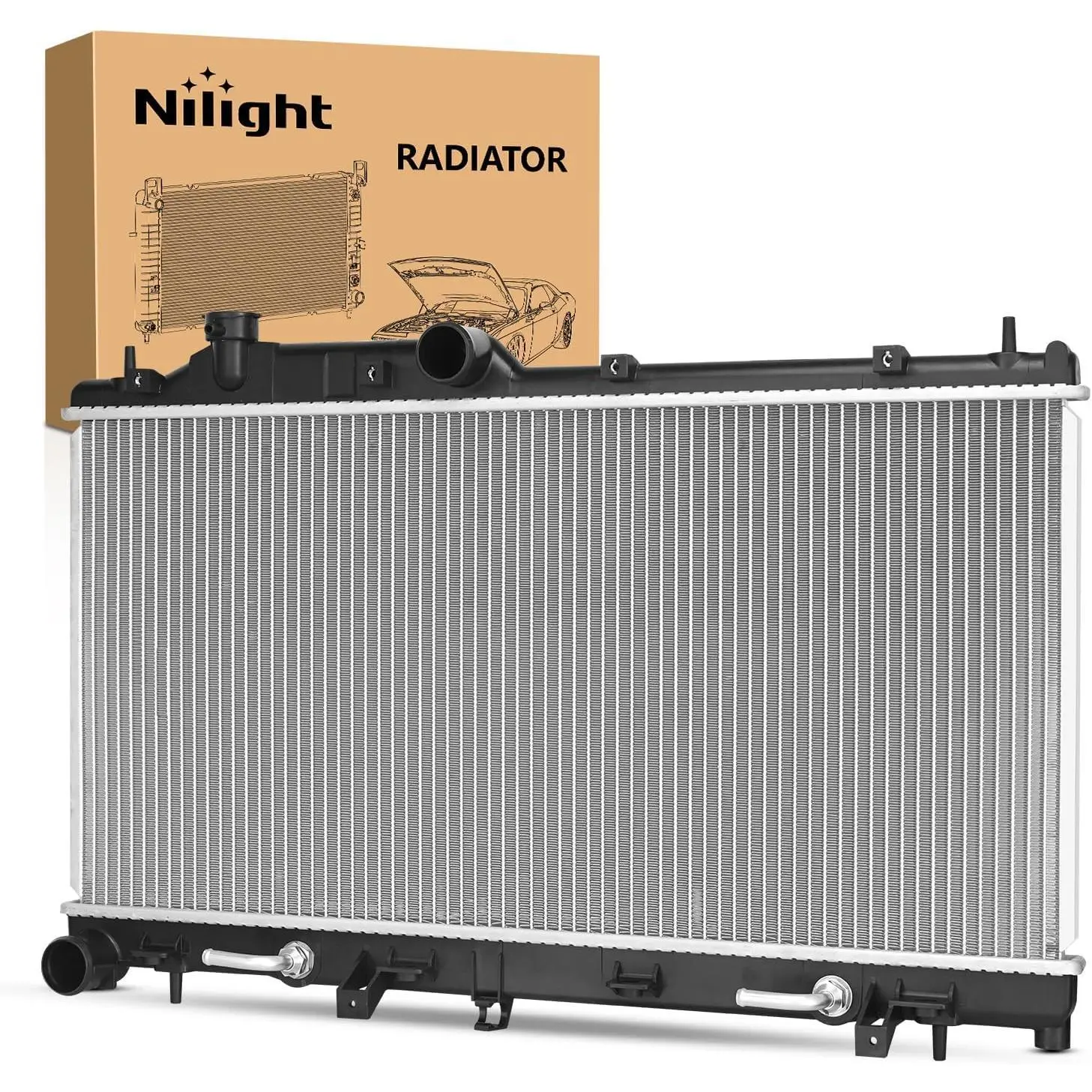 Nilight Radiator for Subaru Forester 2009 2010 2011 2012 2013,Crosstrek 2016-2017, Impreza 2008-2011, Legacy 2005-2010, Outback 2005-2009 H4 2.0L 2.5L, Automatic Trans