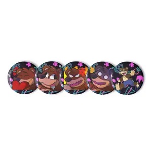 Bundy Bear Buttons