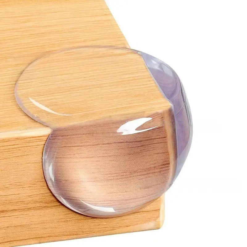 Clear Furniture Corner Safety Protector Soft Round Edge Bumper Cushion Anti Collision Guard Pad For Sharp Table Furniture Edge Protection-MM1
