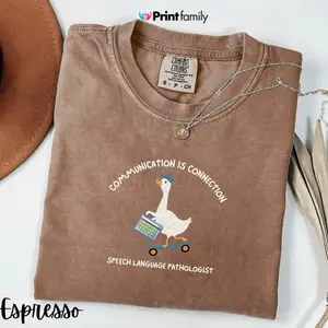 Speech Therapy Shirt, Speech Therapist T-Shirt, Speech Pathology, Slp Graduation Gift, Comfort Colors Teacher Appreciation - Printfamily